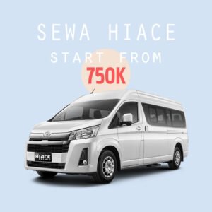 sewa hiace premio 2023